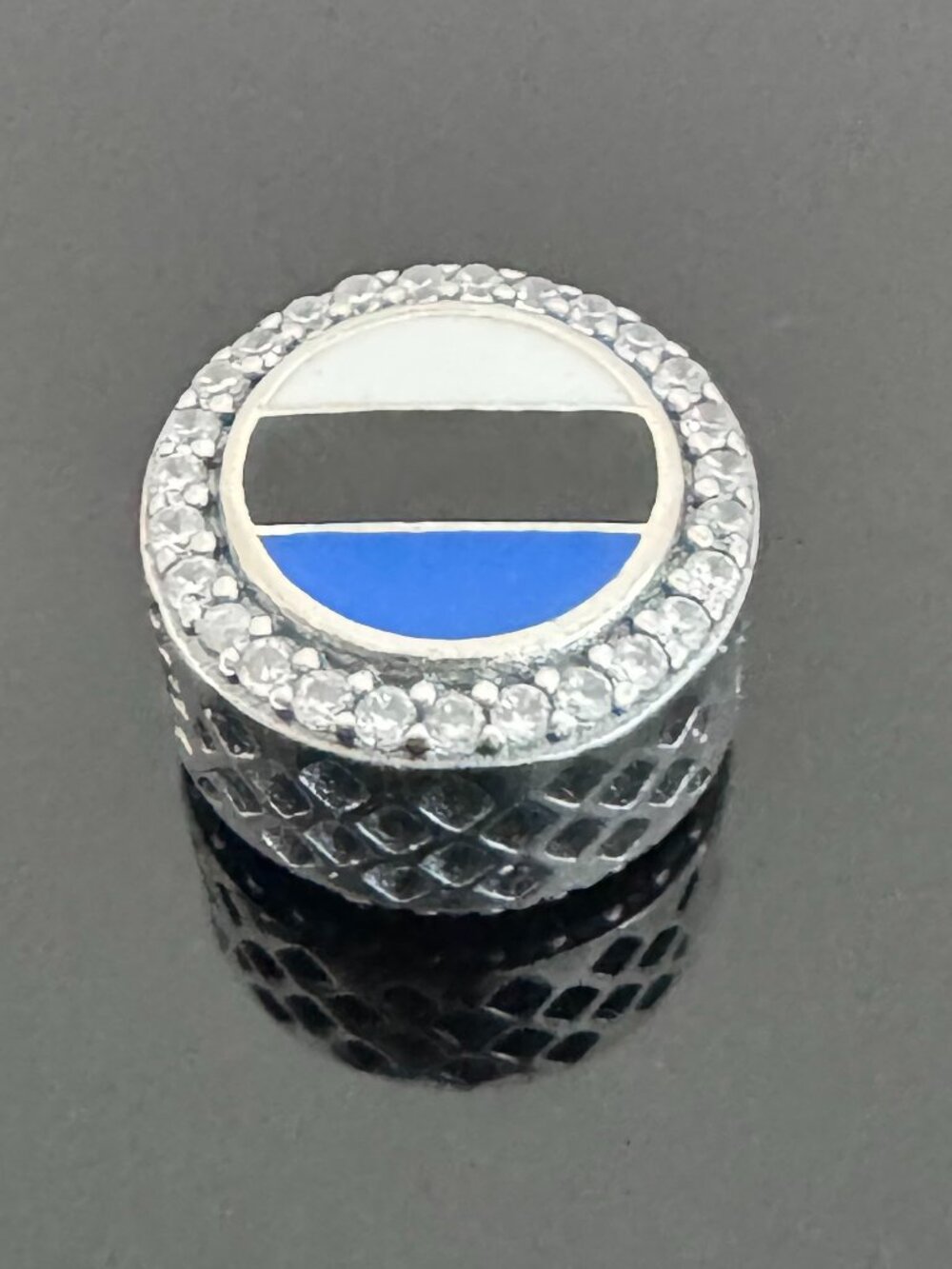 Pandora Estonia Flag Charm